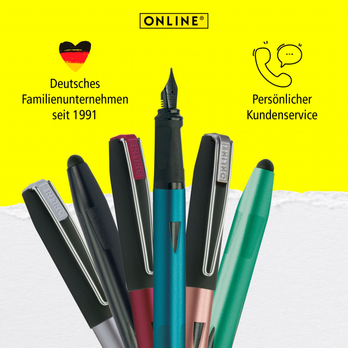 Fountain Pen ONLINE Switch Plus Green Ocean M [5]