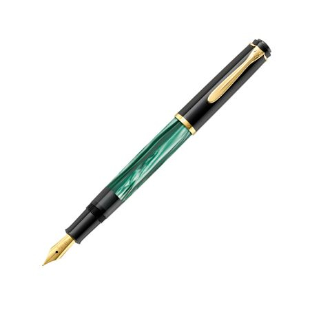 Pelikan Classic M200 Negru/Verde-Marmura F [2]