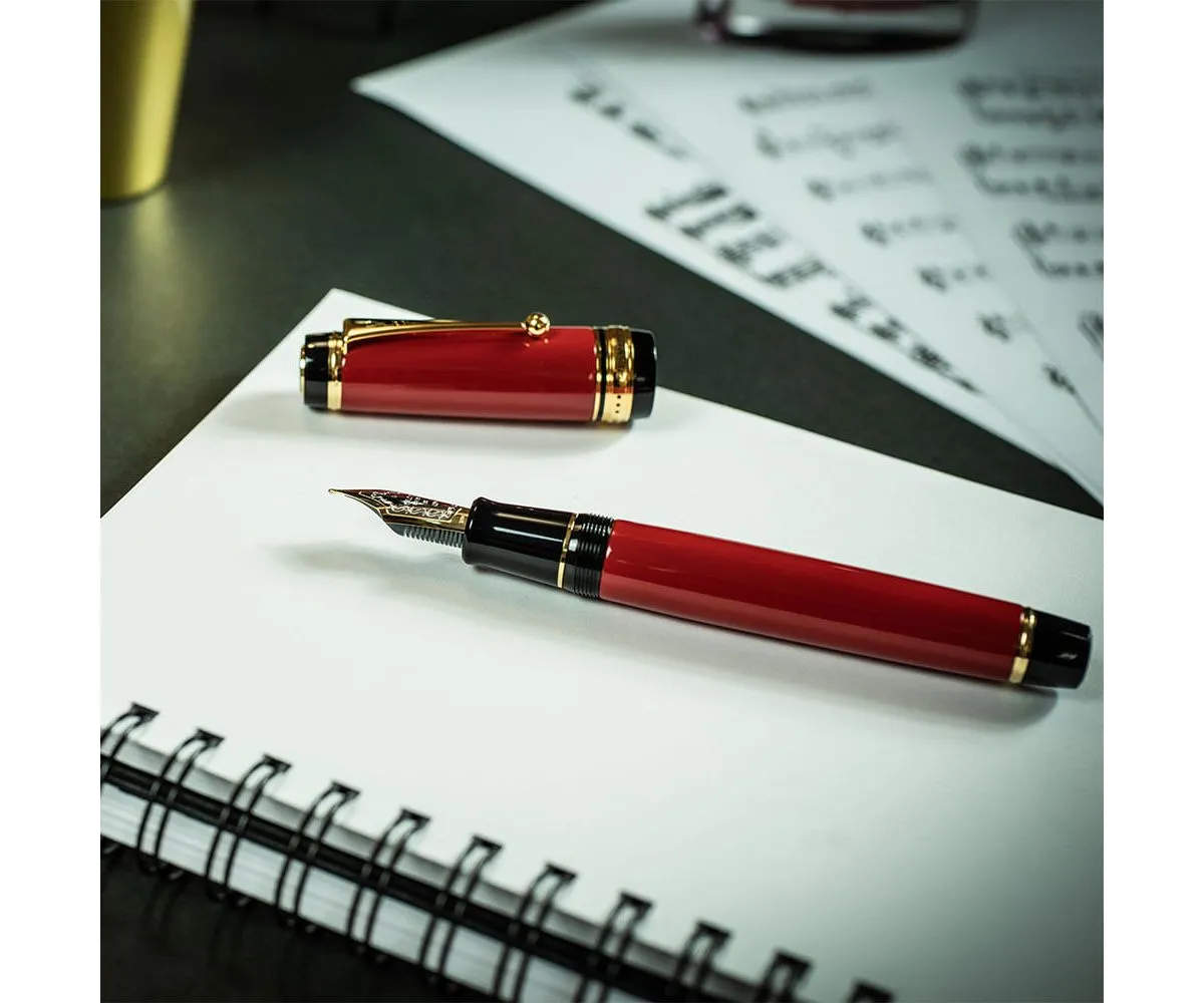 Stilou Pilot Custom Urushi Red M - Penita Aur 18k [2]