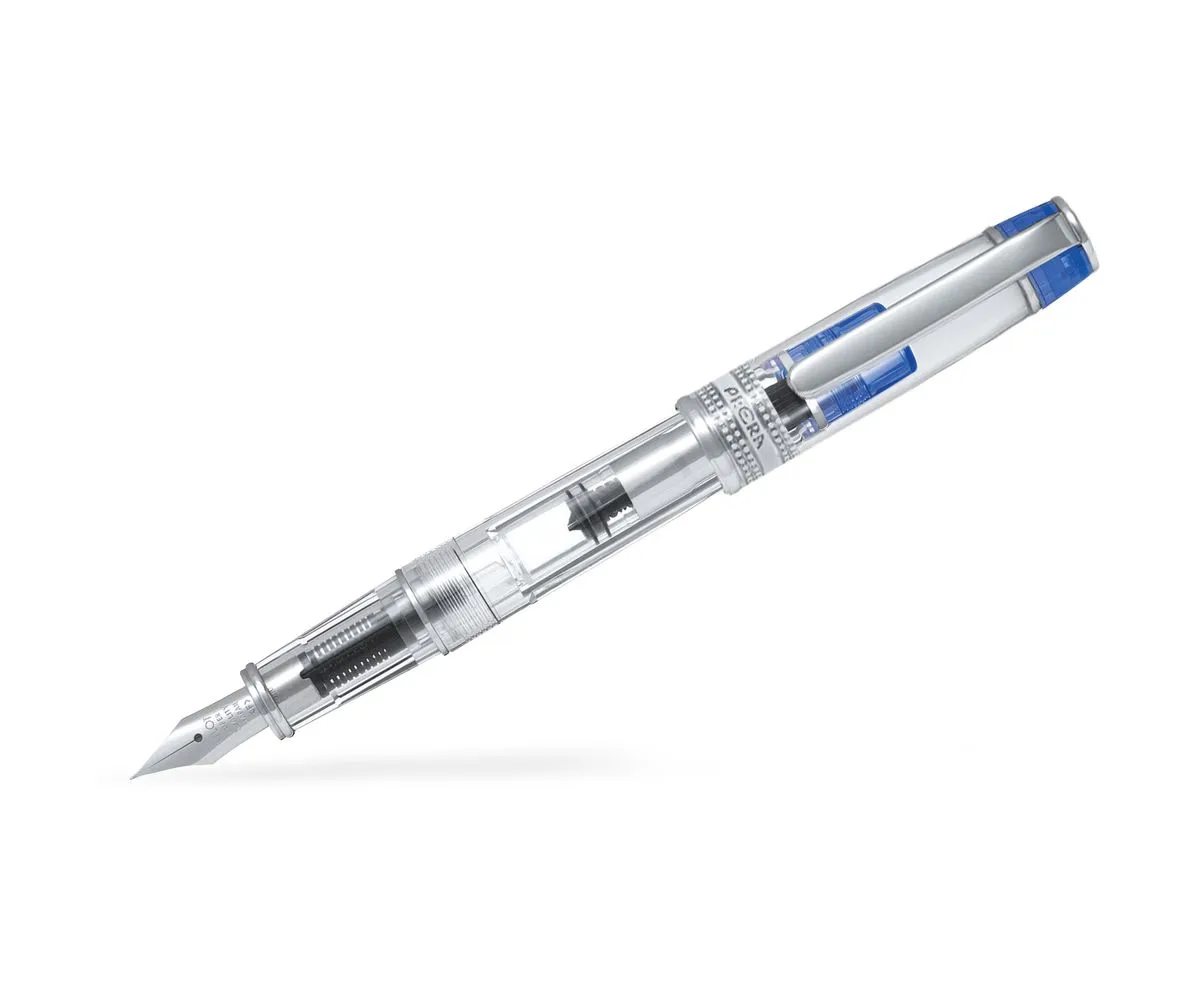 Stilou Pilot PRERA Transparent cu capac albastru, M [2]