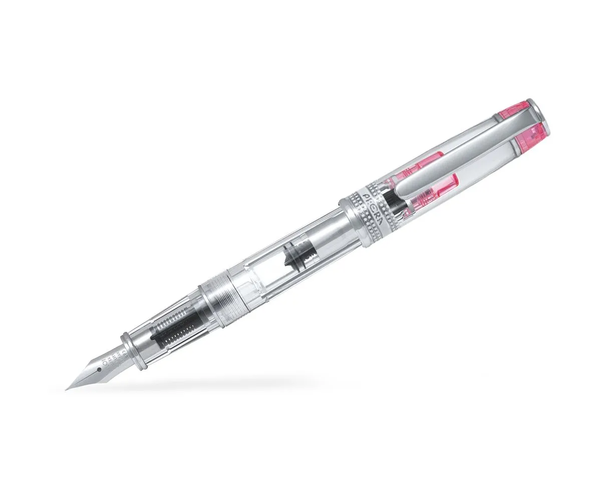 Stilou Pilot PRERA Transparent cu capac roz, M [2]