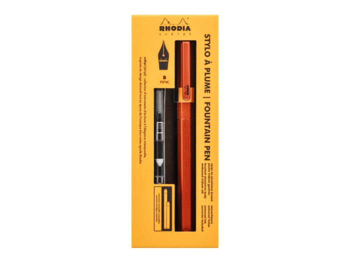 Stilou Rhodia Script Orange B [2]
