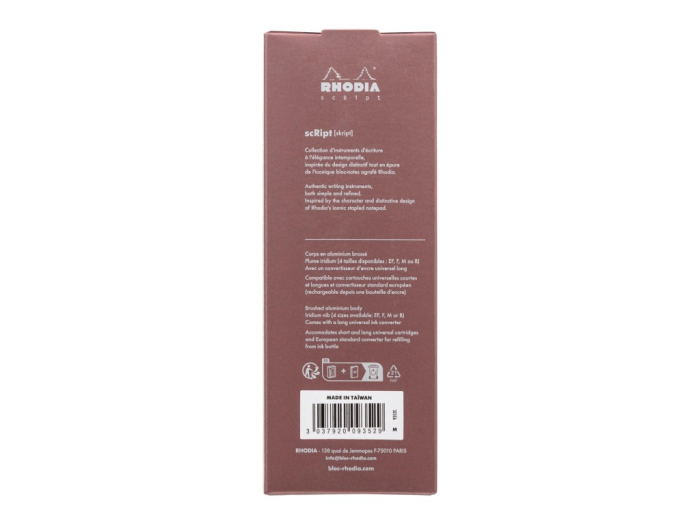 Stilou Rhodia Script Brown M [4]
