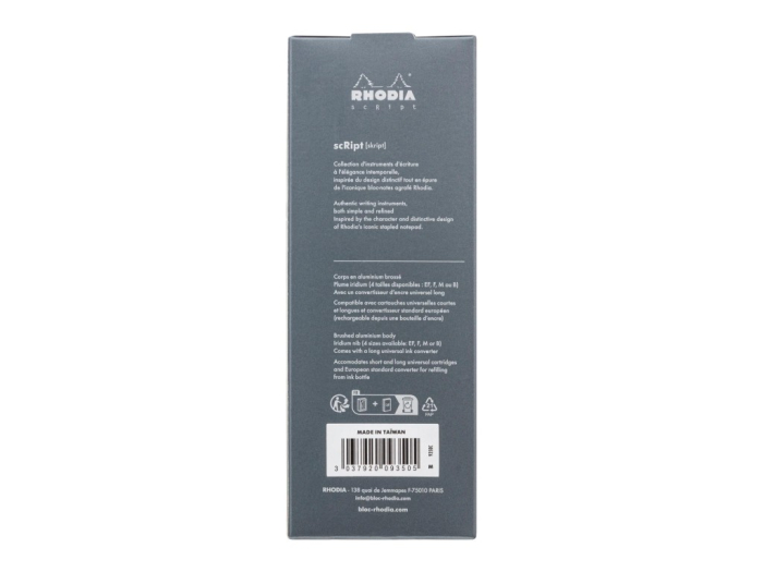Stilou Rhodia Script Titanium M [4]