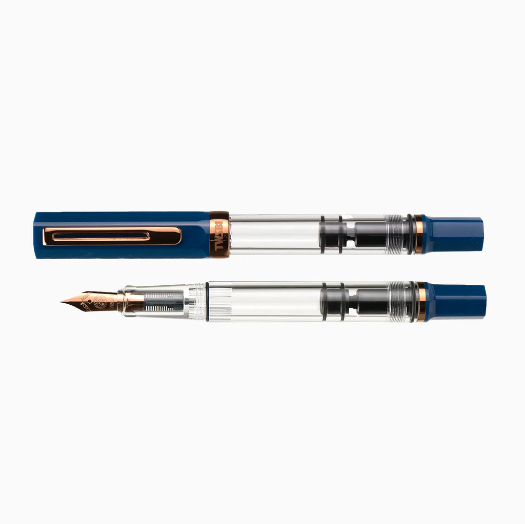 TWSBI ECO Indigo Blue with Bronze B [3]
