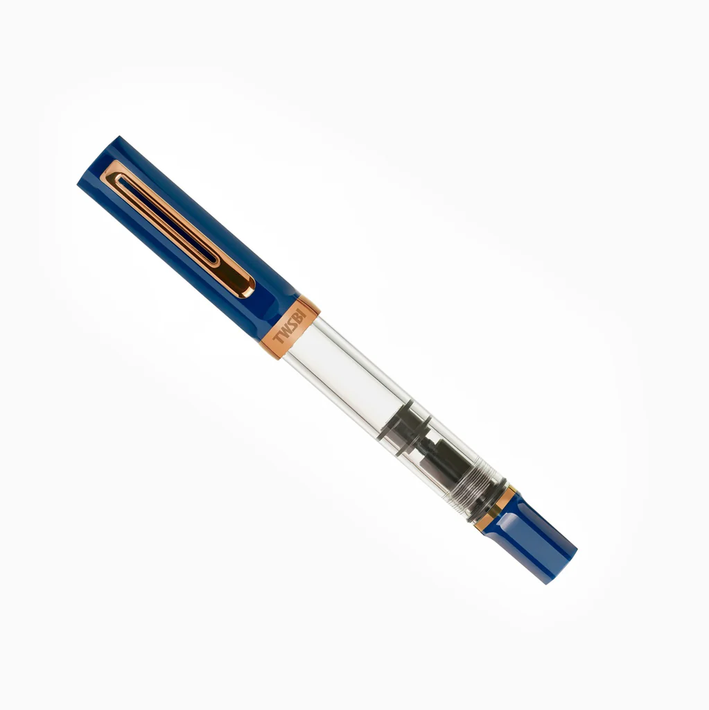 TWSBI ECO Indigo Blue with Bronze B [2]