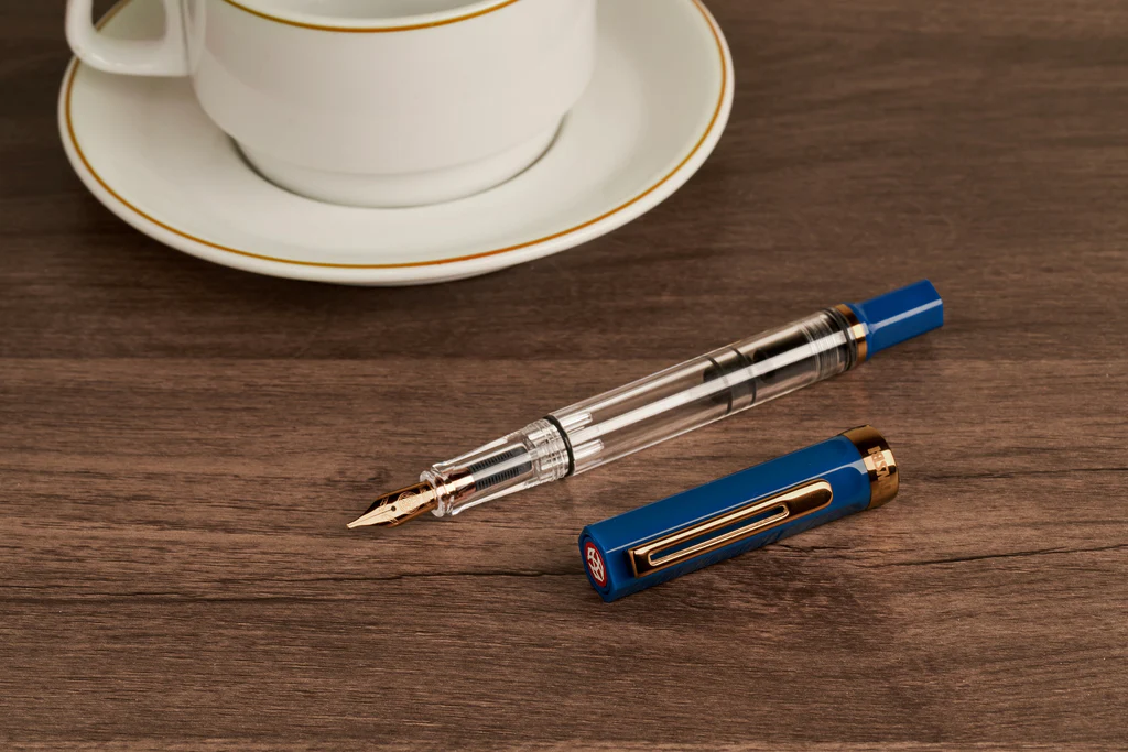 TWSBI ECO Indigo Blue with Bronze B [6]