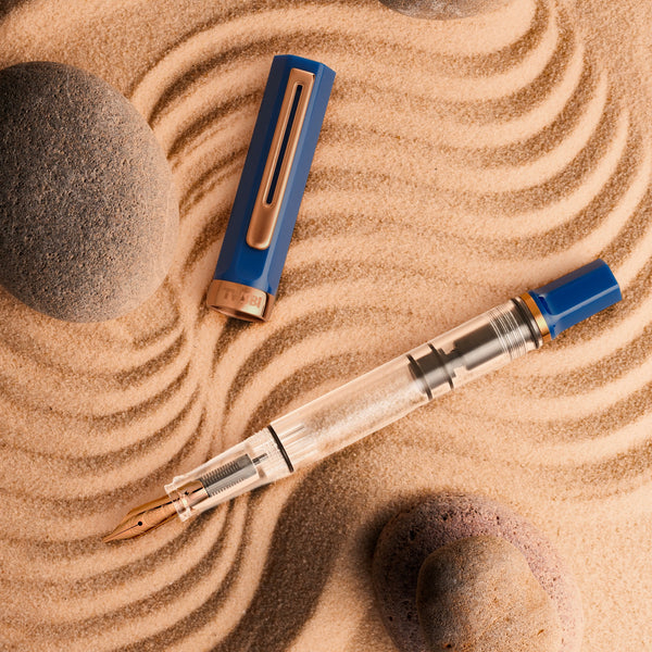 TWSBI ECO Indigo Blue with Bronze B [4]