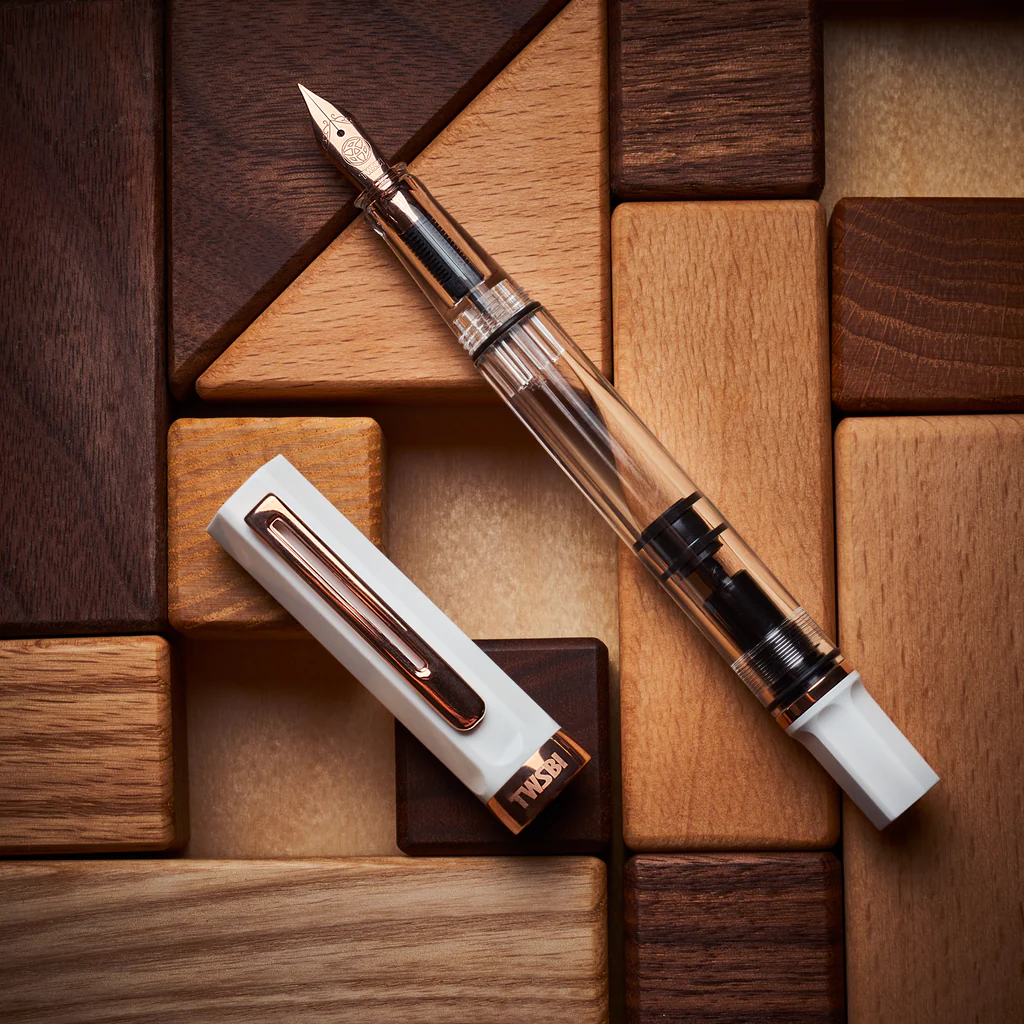 Stilou TWSBI ECO White RoseGold EF [9]