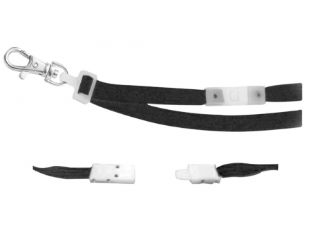 Label holders - Lanyard, black 10 mm