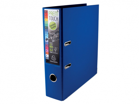 Lever Arch File Folder - Exacompta Lever Arch File Folder Ring Binder, blue, 8cm