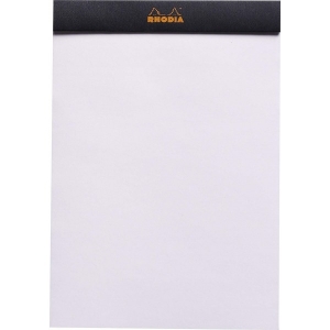 RHODIA No.16 Notepad, Black A5, 80 sheets, no grid [1]