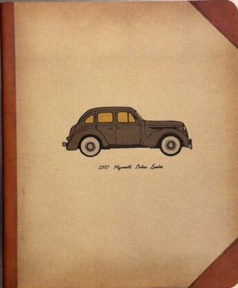 Notebooks - Notebook 15x18 cm / 24 sheet - 1937 Plymouth DeLuxe Sedan