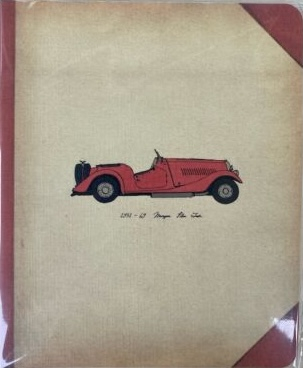 Agende si caiete - Caiet 15x18 cm / 24 file - 1951-69 Morgan Plus Four