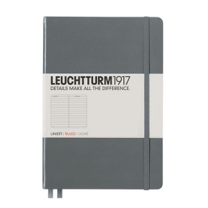 Leuchtturm A5 Dictando, coperta rigida, Antracit [0]