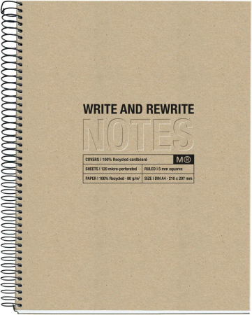 Agende si caiete - Caiet MIQUELRIUS Craft, Writes and Rewrite Notes, A5 120 file, dictando
