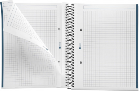 Caiet MIQUELRIUS Eco Lunas Design, A5 80 file, matematica [1]