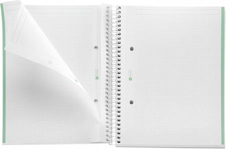 Caiet MIQUELRIUS Emotions Mint, A5 80 file, punctat [1]