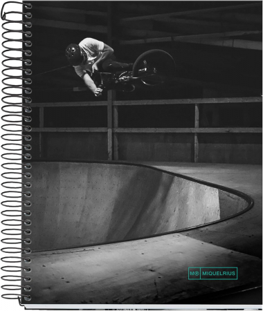 Agende si caiete - Caiet MIQUELRIUS Skate Park Collection, A5 140 file, matematica