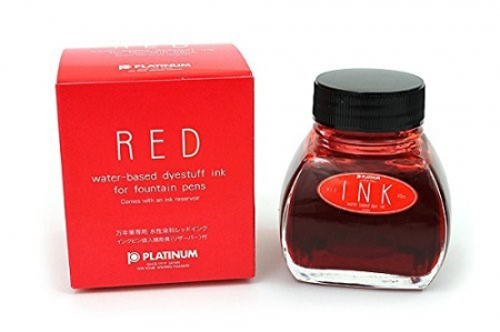 Calimari cerneala - Calimara cerneala Platinum pe baza de coloranti, Red 60 ML