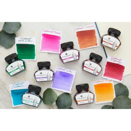 Calimara cu cerneala 30 ml Diplomat Octopus Deep Green [2]