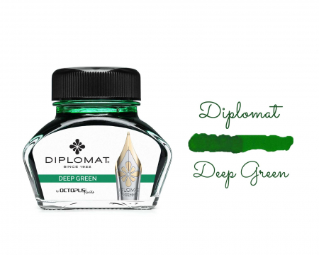 Calimara cu cerneala 30 ml Diplomat Octopus Deep Green [1]