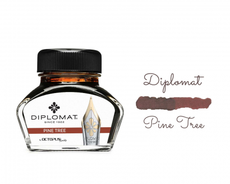 Diplomat Octopus ink bottle 30 ml Pine Brown [1]