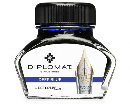 Calimari cerneala - Calimara cu cerneala 30 ml Diplomat Octopus Deep Blue