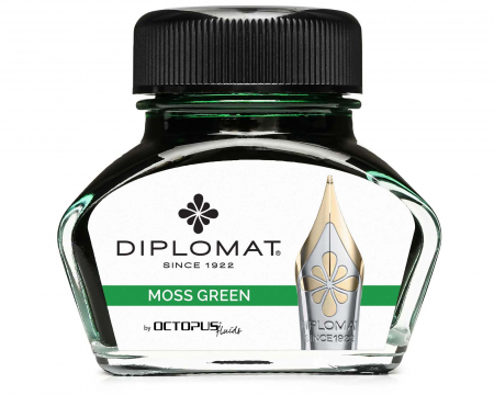 Novelty - Diplomat Octopus ink bottle 30 ml Moss Green