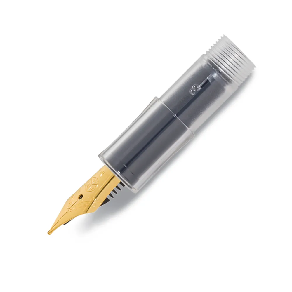 Penite - Cap stilou Kaweco CLASSIC Sport Transparent cu penita inox placat cu aur B