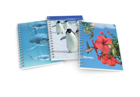 Carnet notite Moovie Studio 422, cu coperta 3D: rechini in miscare [1]