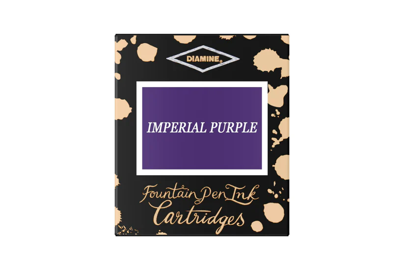 Rechizite scolare - Cartuse cerneala Diamine Imperial Purple (set de 6 buc)