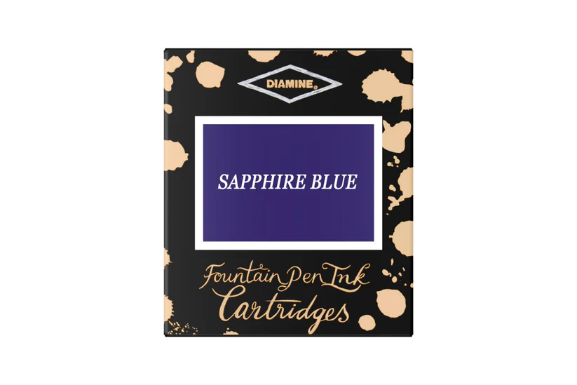 Rechizite scolare - Cartuse cerneala Diamine Sapphire Blue (set de 6 buc)