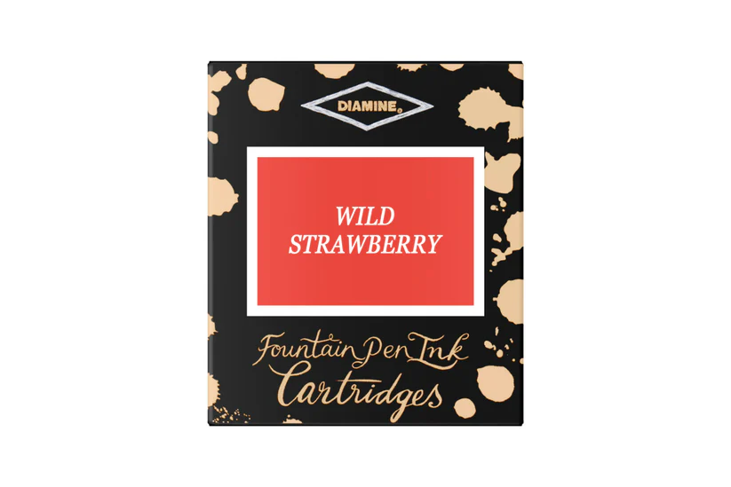 Rechizite scolare - Cartuse cerneala Diamine Wild Strawberry (set de 6 buc)
