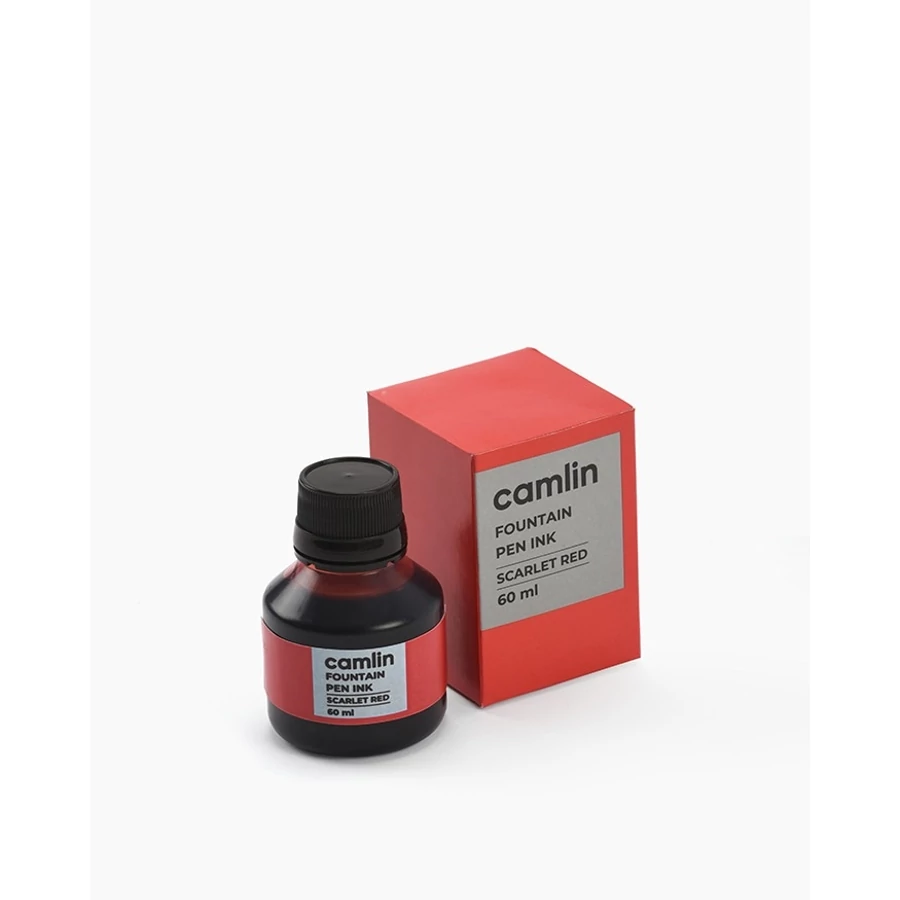 Fountain pen ink Camlin 60 ml, Scarlet Red [1]
