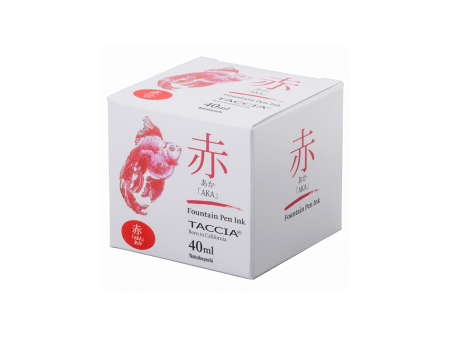 Bottled Ink - Fountain pen ink TACCIA Sunao-iro 40 ml, AKA