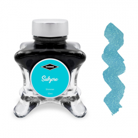 Calimari cerneala - Diamine Inkvent Red Edition Shimmer 50 ML - Subzero
