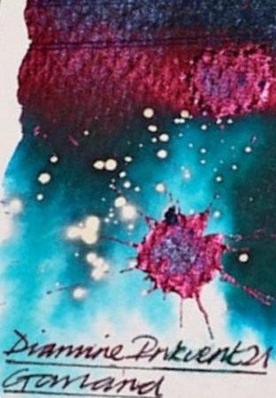 Diamine Inkvent Red Edition Shimmer&Sheen 50 ML - Garland [2]