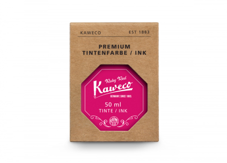 Cerneala, mine si rezerve - Kaweco Ruby Red 50 ml - cerneala la calimara