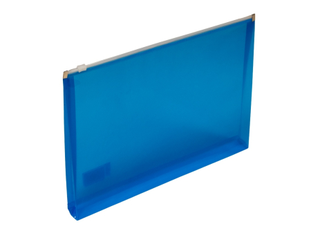 Mape, serviete, clipboard - Mapa din plastic A4 cu burduf si închidere cu fermoar, diverse culori