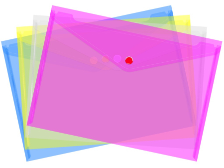 Mape, serviete, clipboard - Mapa cu buton A4 soft