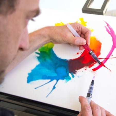 Marker Pensula cu rezervor Molotow Aqua Squeeze Pen 2 mm [6]