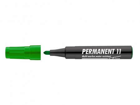 Markere - Marker Permanent ICO 11 Green 1-3 mm