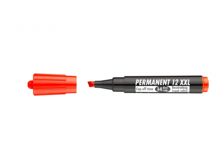Markere - Marker Permanent ICO 12 XXL Red 1-4 mm