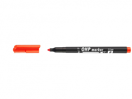 Markere - Marker Permanent ICO OHP Red B 2-3 mm