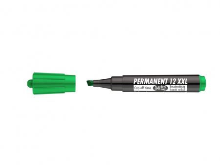 Markere - Marker Permanent ICO 12 XXL Green 1-4 mm