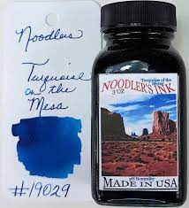 Calimari cerneala - Noodler's Ink 19029 Turquoise of the Mesas (Navajo Turquoise)  89 ML [3 oz]
