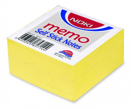 Stationery - Memo self stick notes NOKI 76x76 mm, 400 Sheets