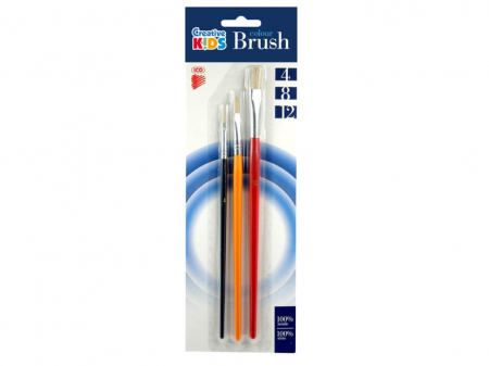 Pensule - Pensule ICO Creative Kids marimea 4-8-12, 3 buc/set