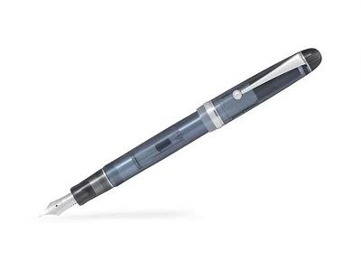 Cadouri premium - Stilou Pilot CUSTOM 74 Bleumarin Transparent F - Penita Aur 14K
